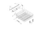 Ikea IUD9500WX3 upper rack and track parts diagram