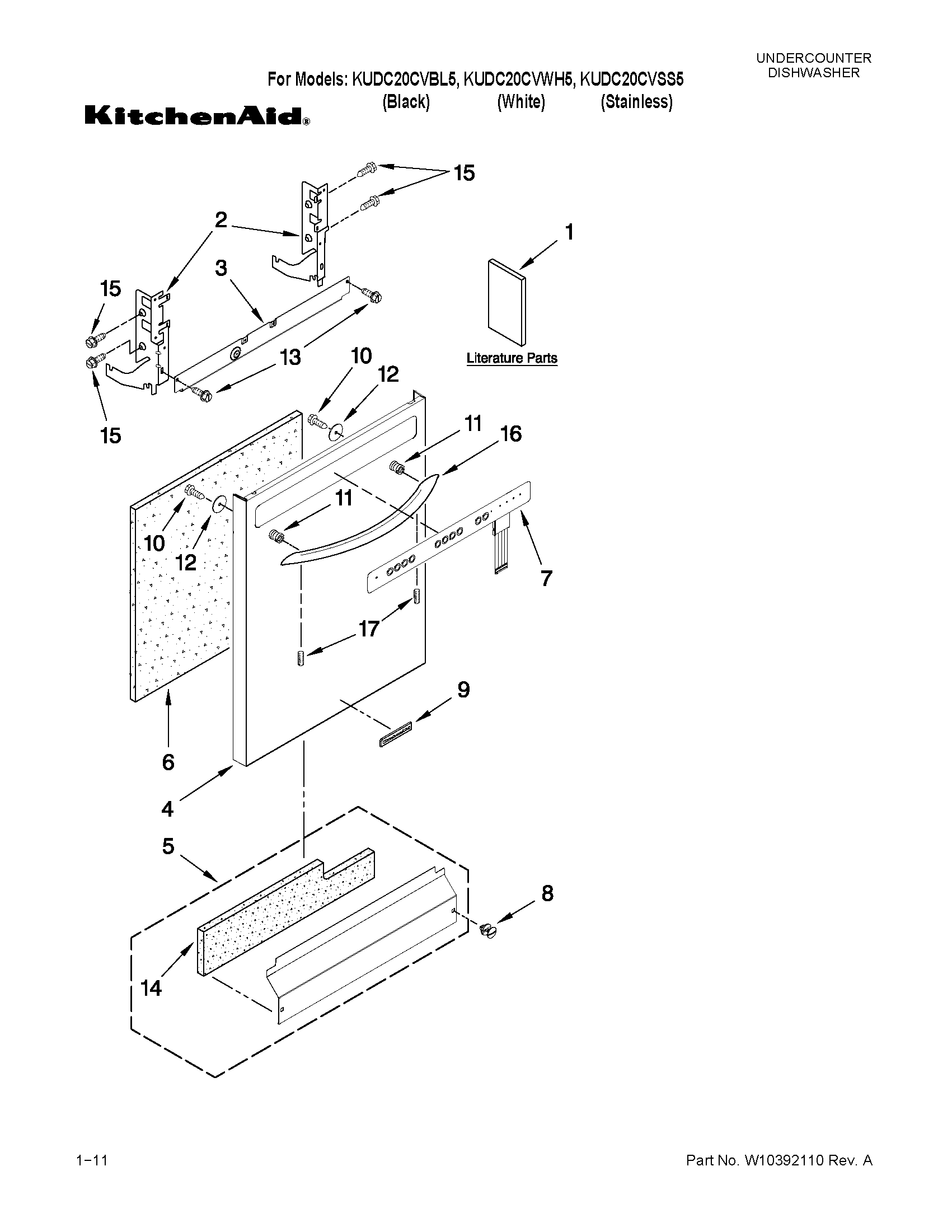 Door and panel parts