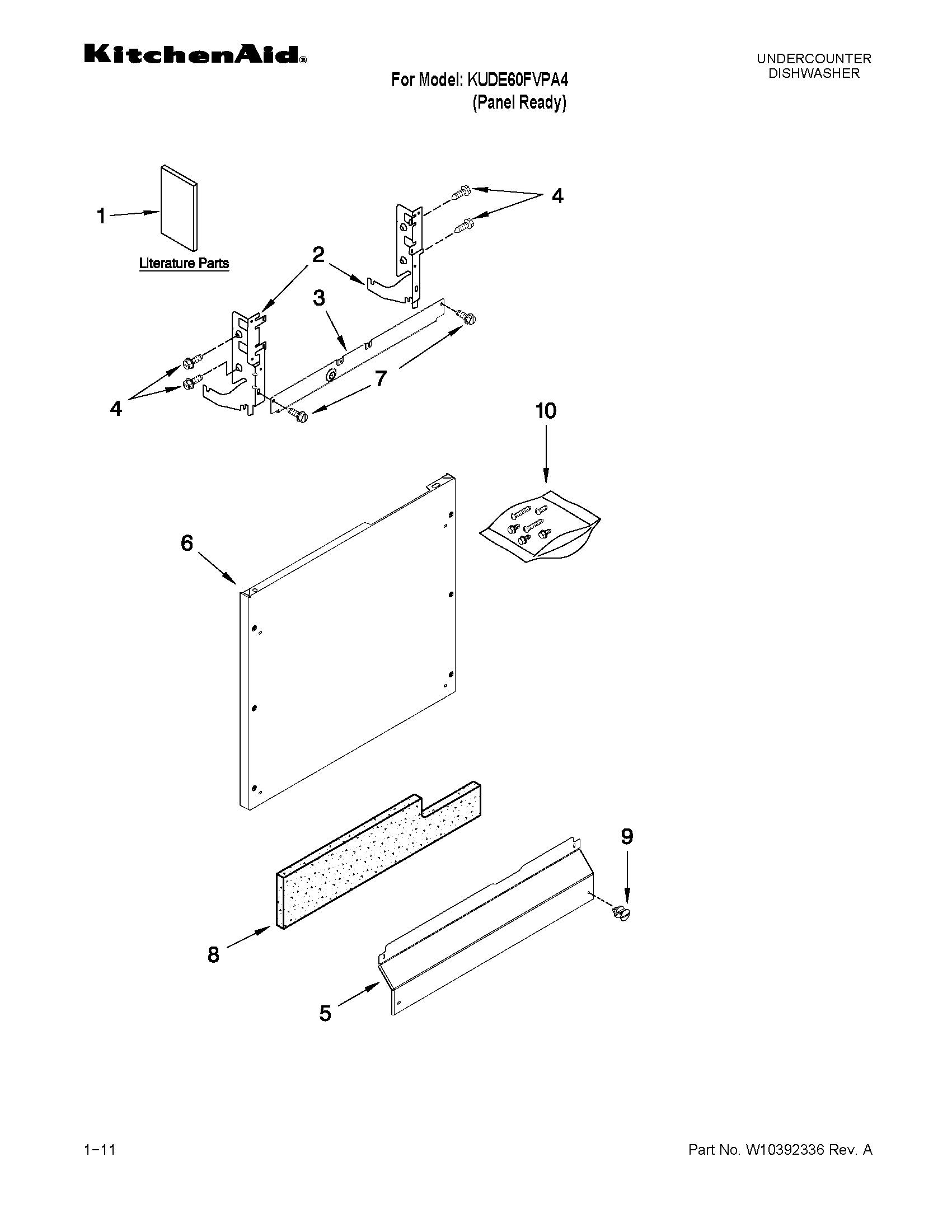 Door and panel parts