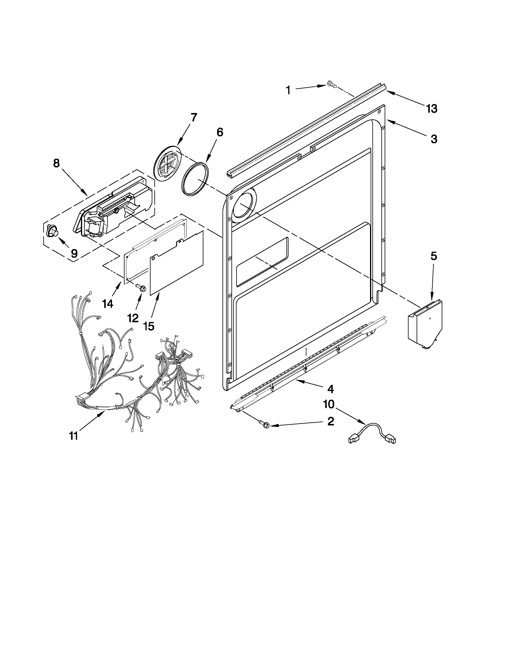 Inner door parts
