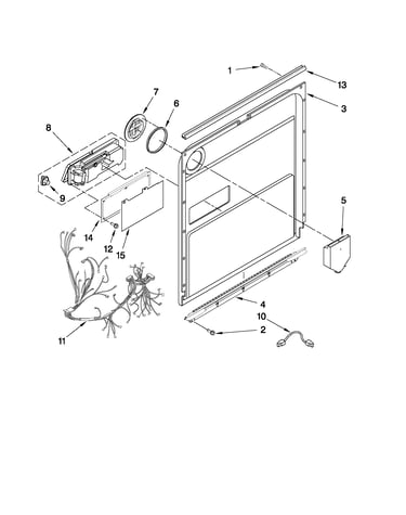 Inner door parts