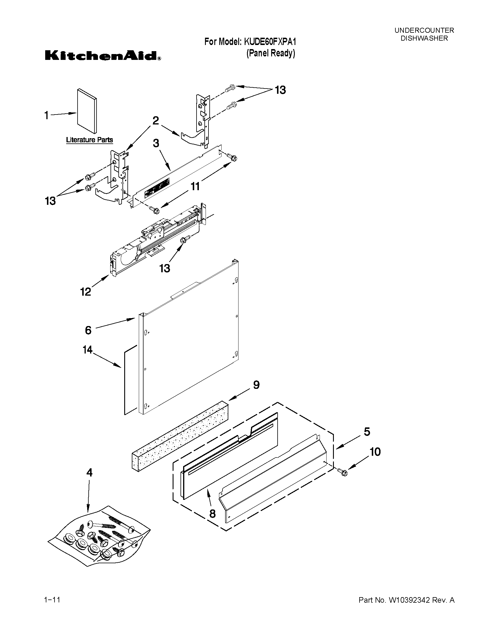 Door and panel parts