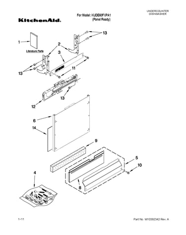 Door and panel parts
