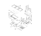 KitchenAid KFIS20XVBL4 shelf parts diagram