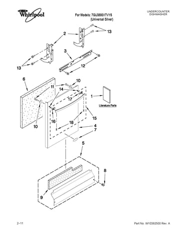 Door and panel parts