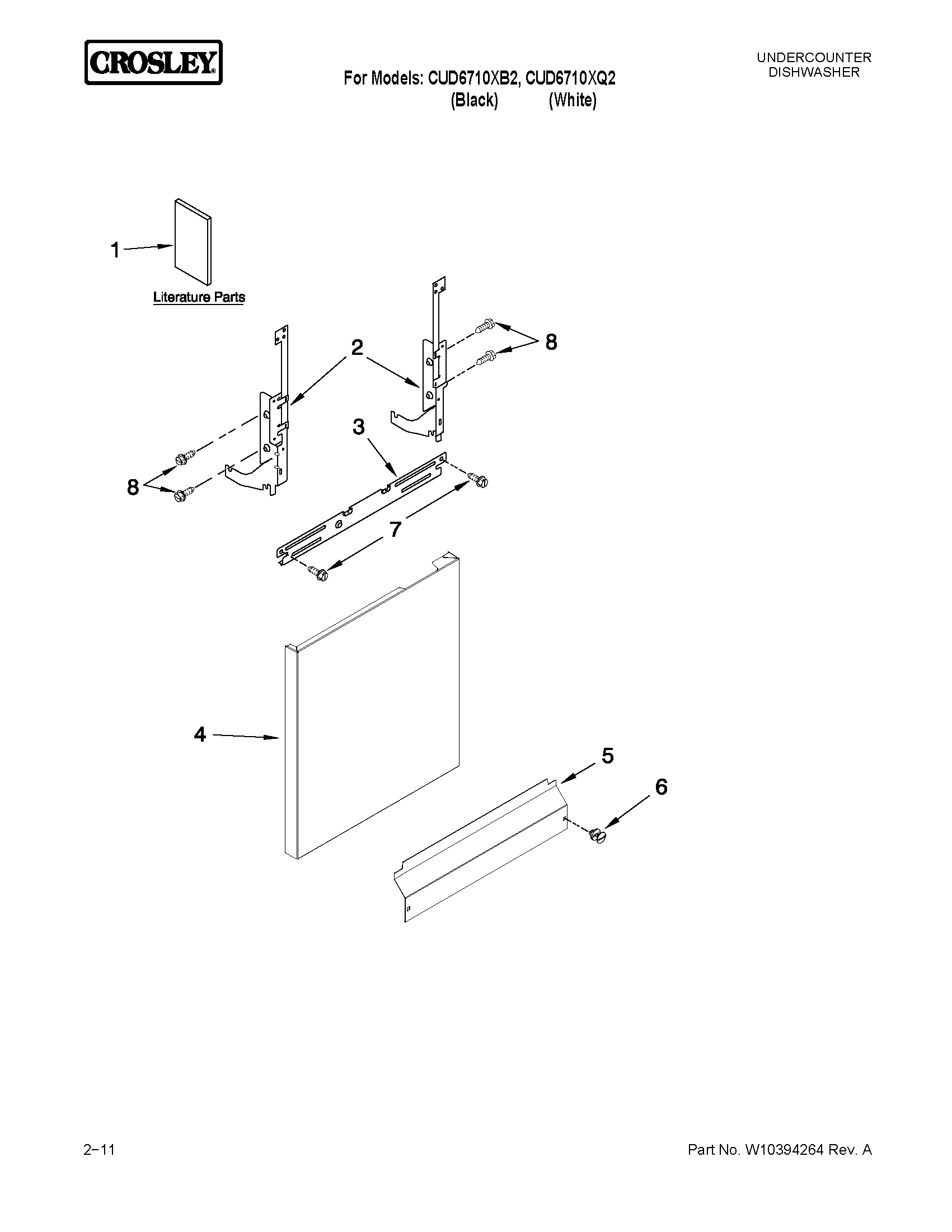 Door and panel parts