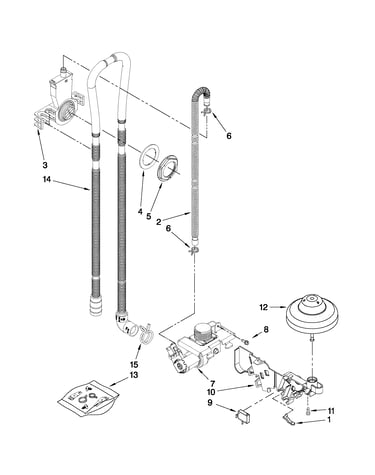 Fill, drain and overfill parts
