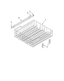 Upper rack and track parts