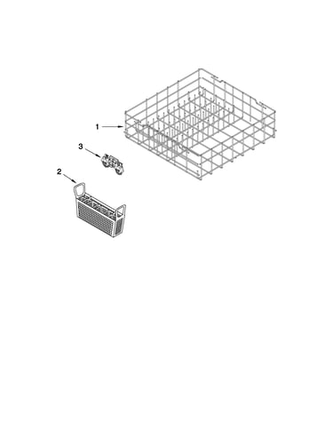 Lower rack parts
