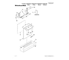 KitchenAid KUDS40FVWH5 door and panel parts diagram