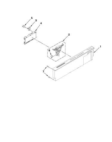Control panel and latch parts