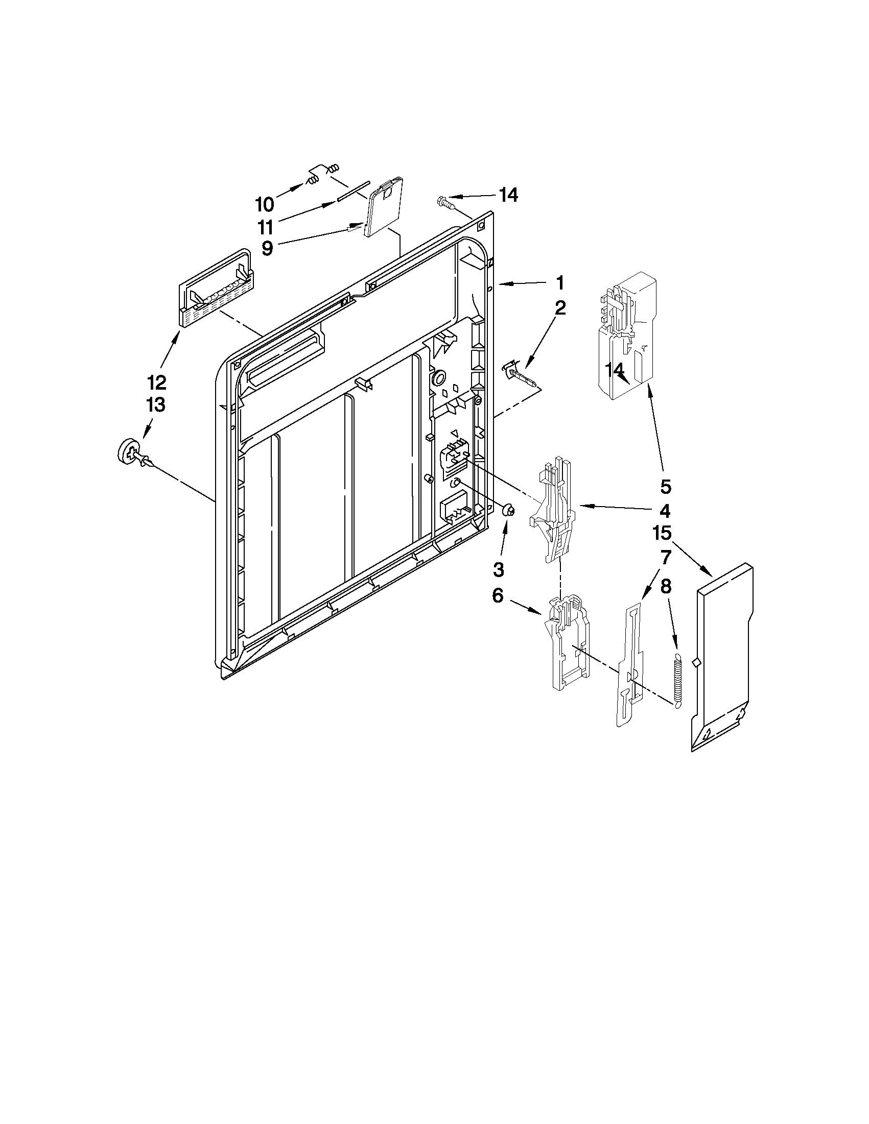 Inner door parts