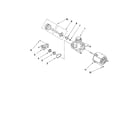 Amana ADB1000AWW1 pump and motor parts diagram