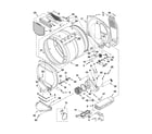 Maytag YMEDX700XL0 bulkhead parts diagram