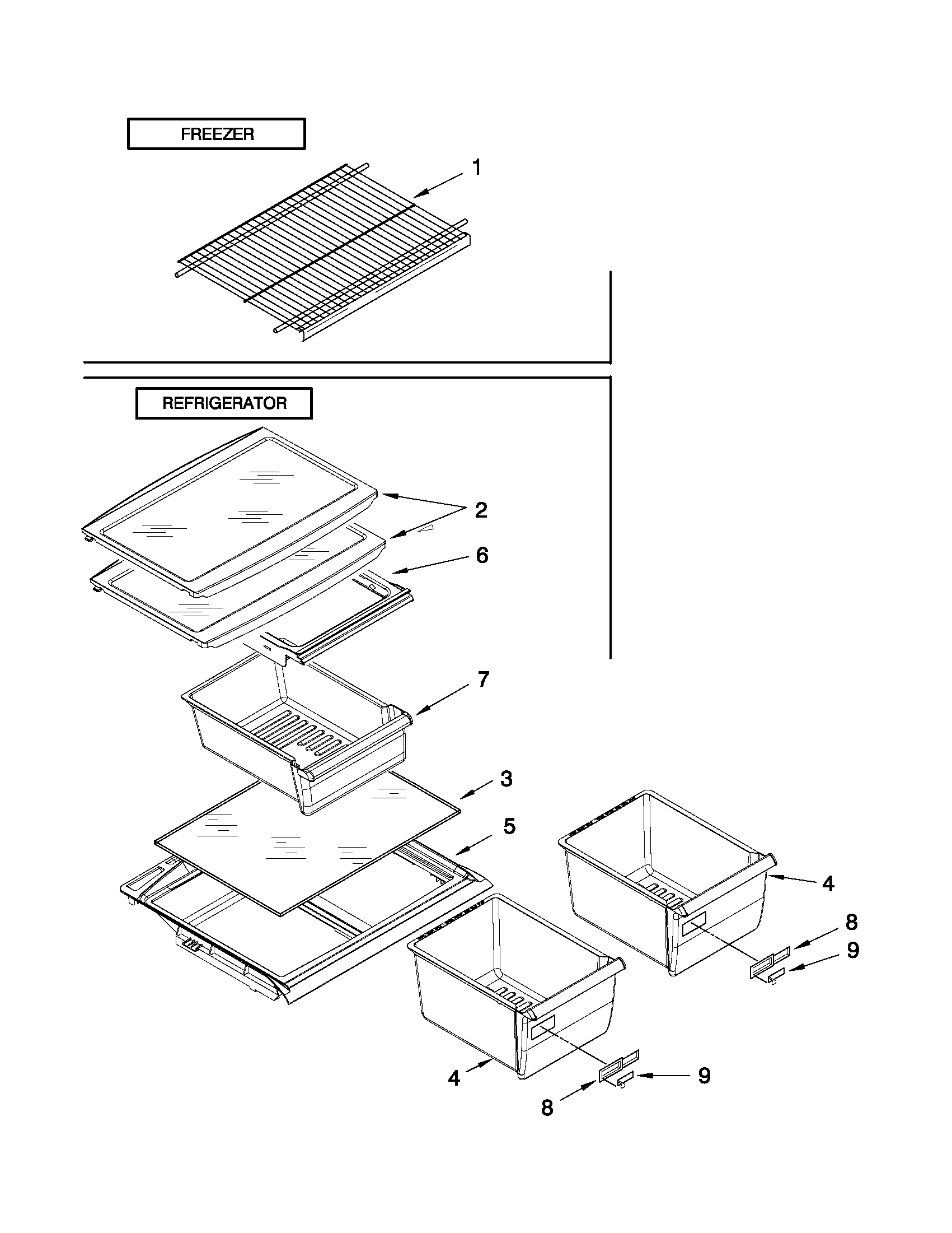 SHELF PARTS