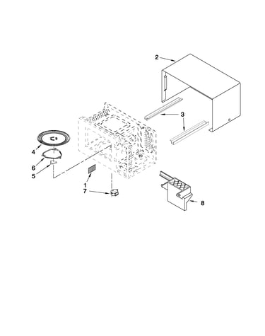 Microwave oven cavity parts