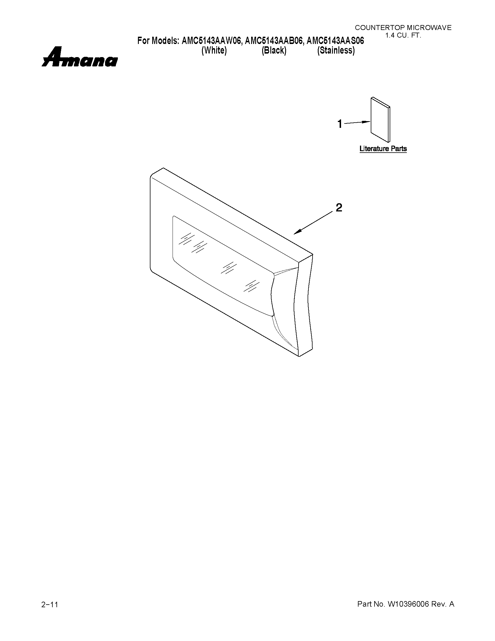 MICROWAVE DOOR PARTS