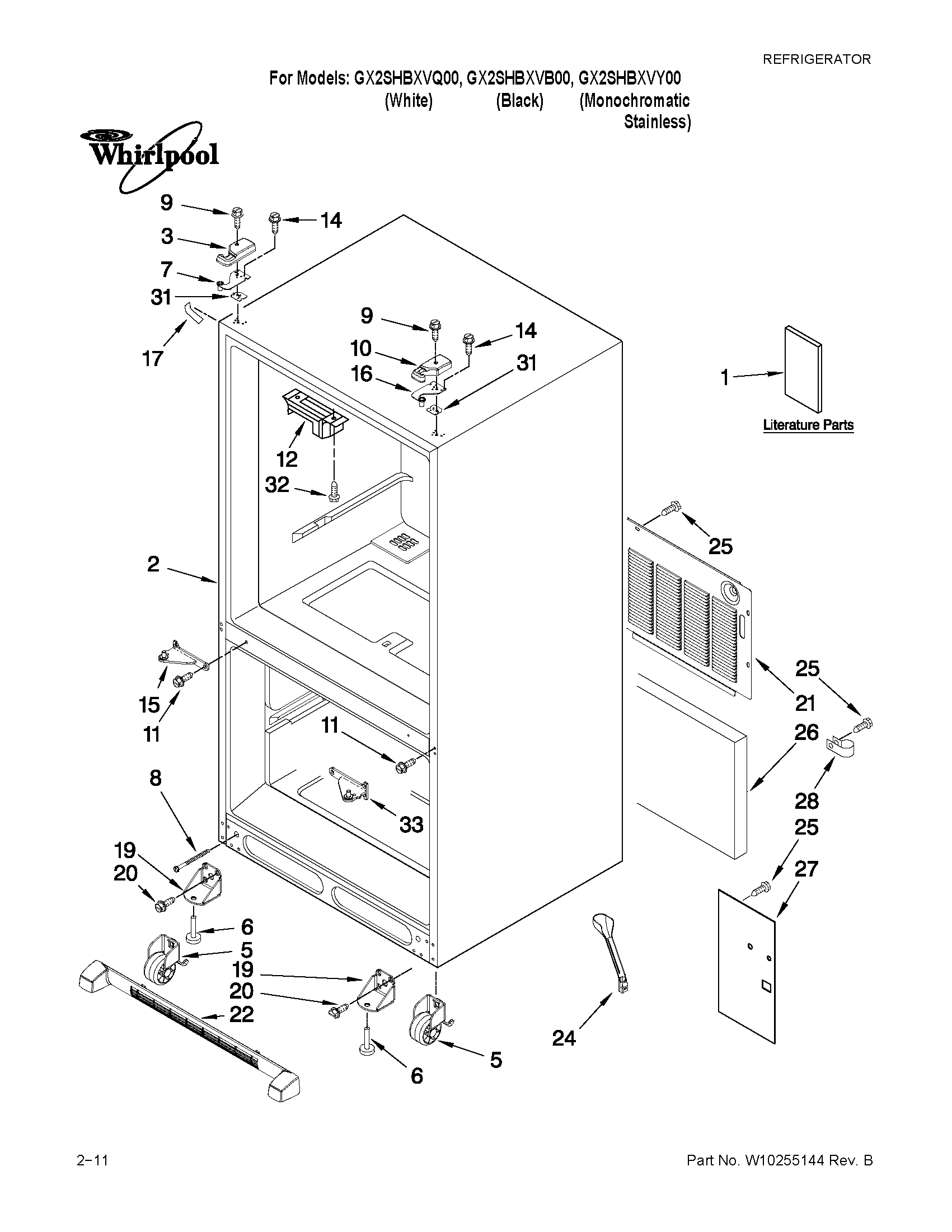 CABINET PARTS