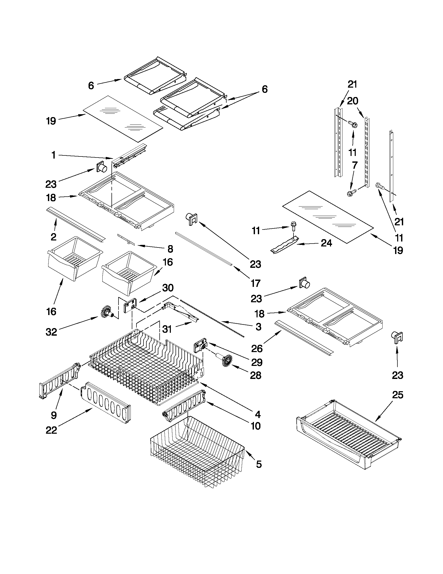 SHELF PARTS