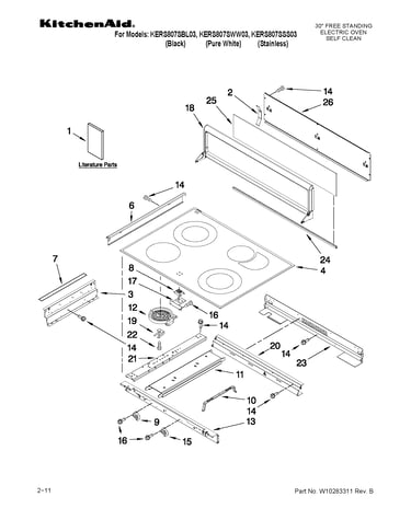 Cooktop parts