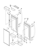 Refrigerator door parts