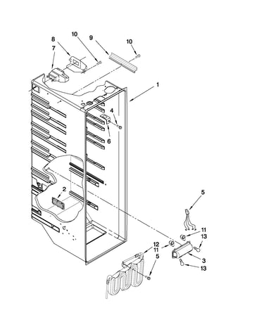 Refrigerator liner parts