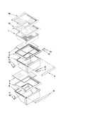 Refrigerator shelf parts