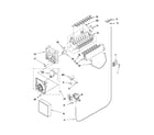 Whirlpool ED5FVGXWS05 icemaker parts diagram