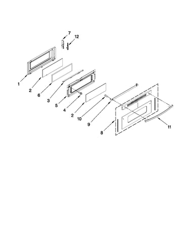 Upper door parts