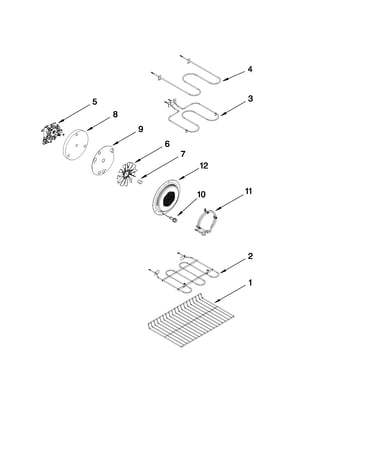 Internal oven parts