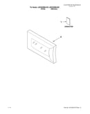 Microwave door parts