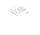 KitchenAid KERS206XBL1 drawer parts diagram
