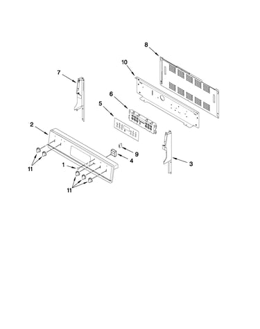 Control panel parts