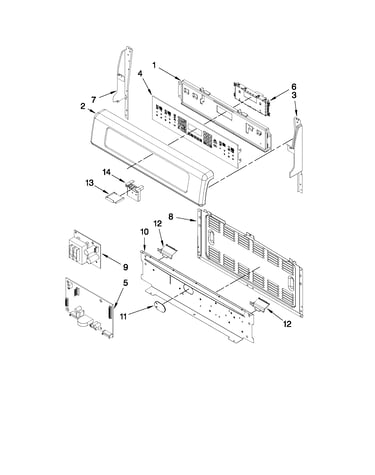 Control panel parts