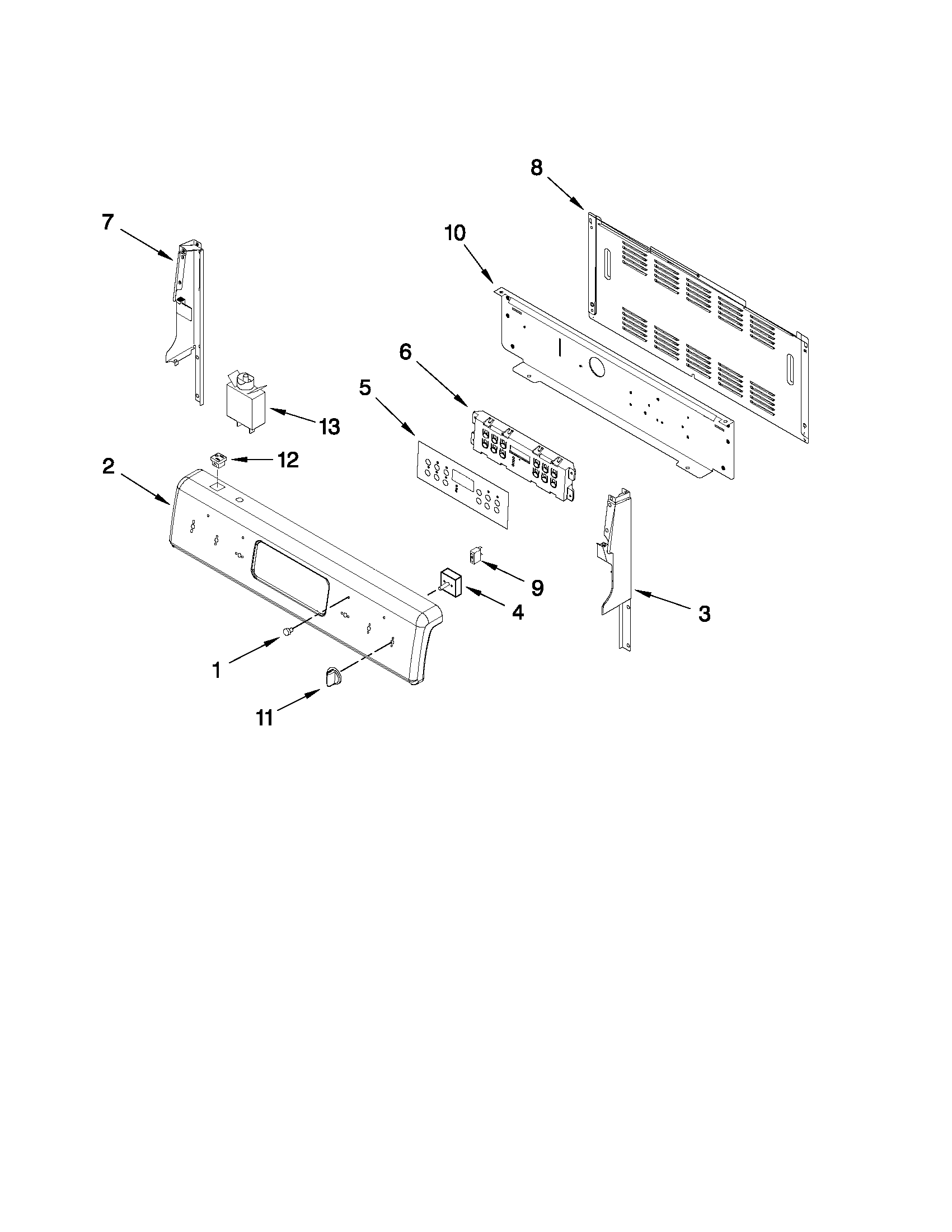 CONTROL PANEL PARTS