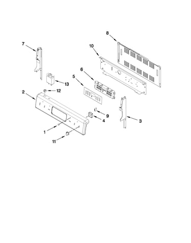 Control panel parts