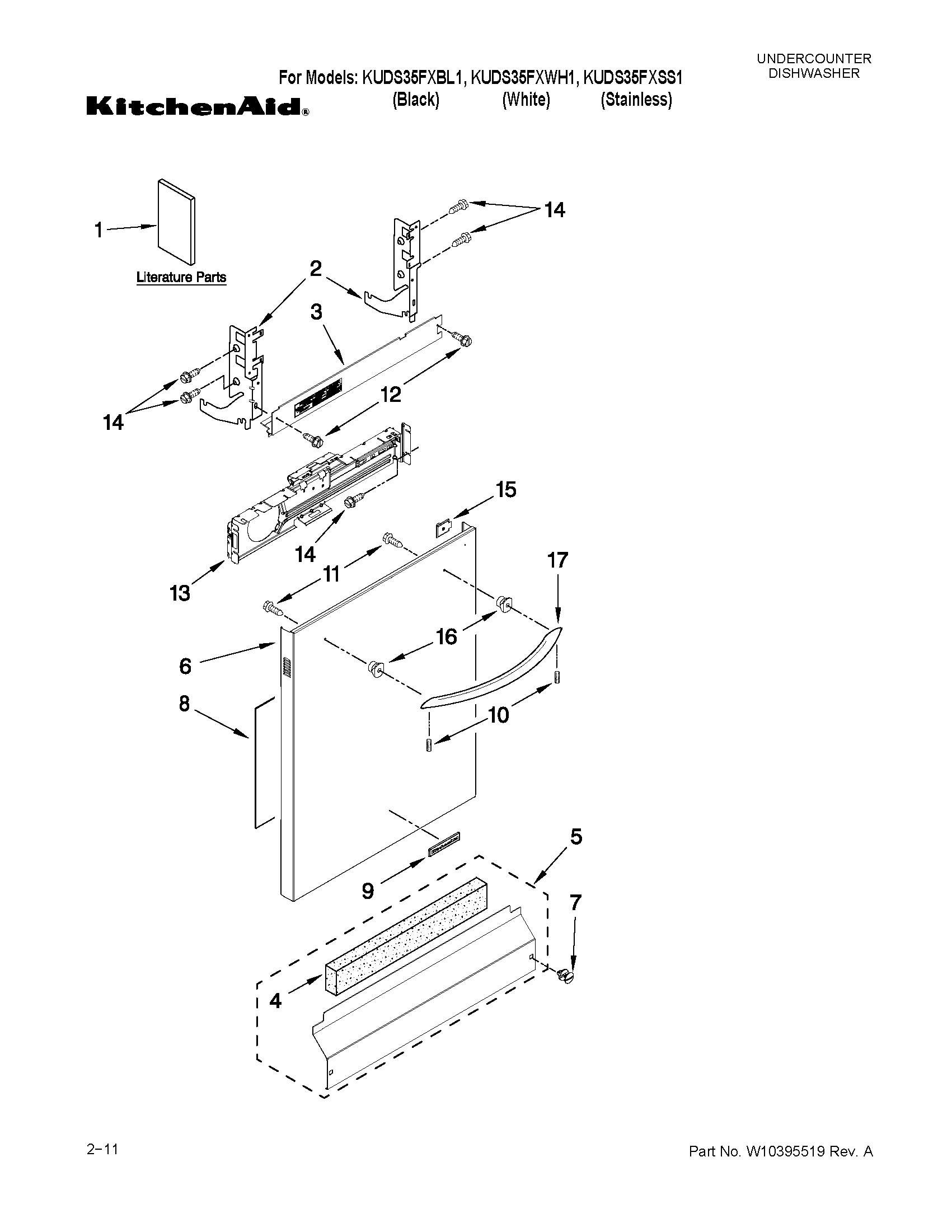 Door and panel parts