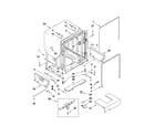 KitchenAid KUDS35FXSS1 tub and frame parts diagram