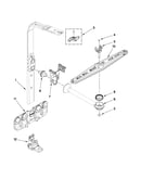 Upper wash and rinse parts