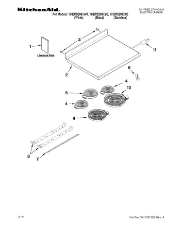 Cooktop parts