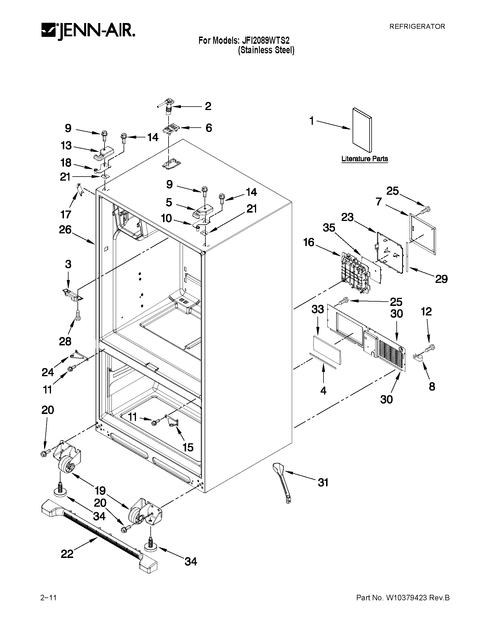 Cabinet parts