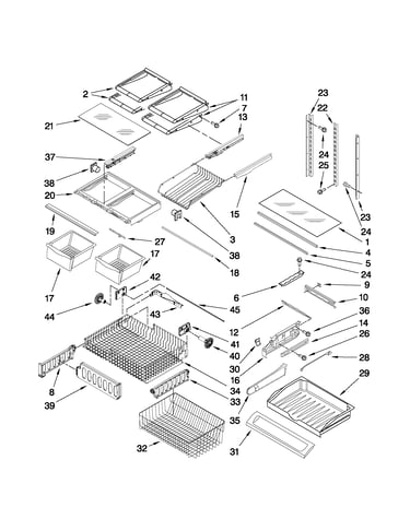 Shelf parts