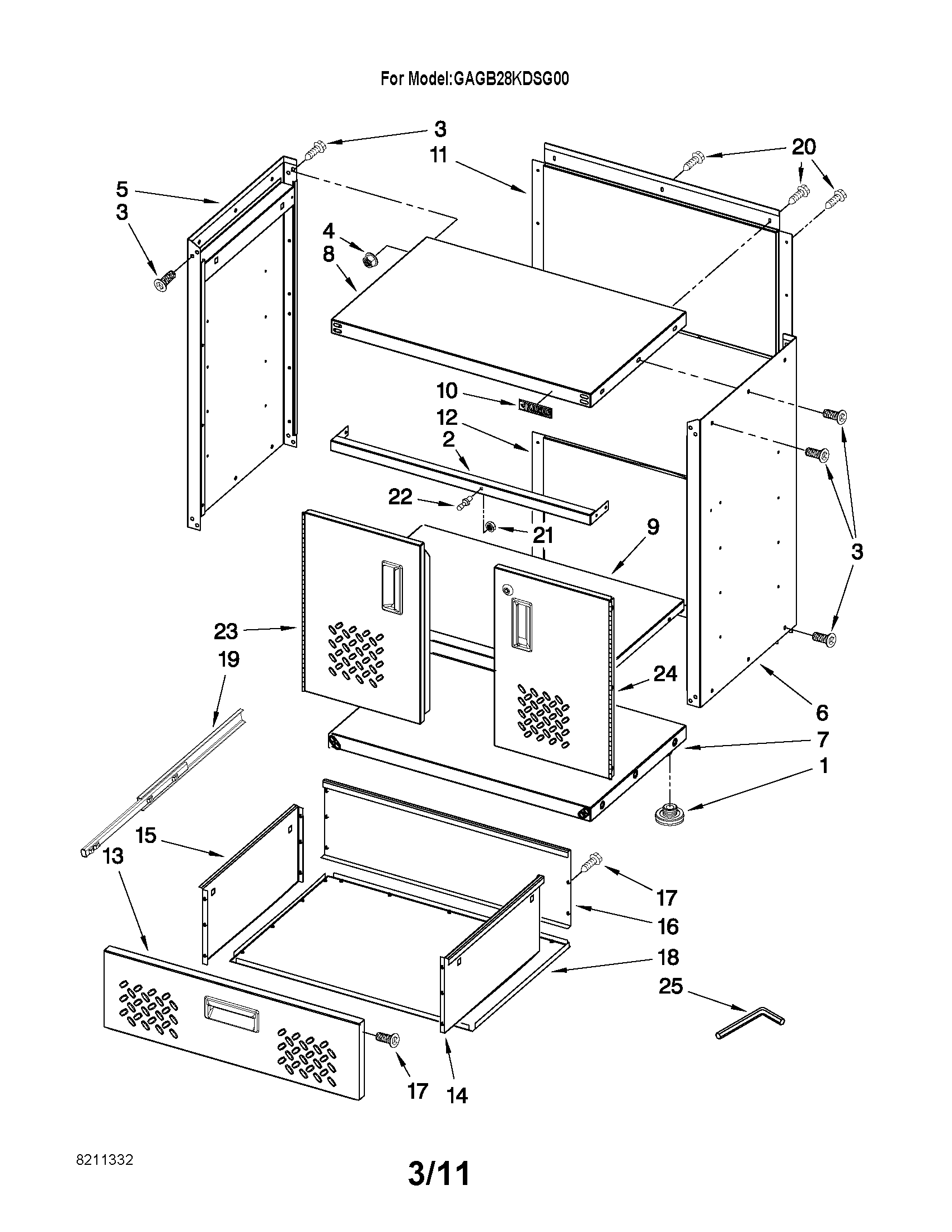 Modular gearbox parts