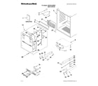 KitchenAid KBCS24LSBS02 cabinet parts diagram
