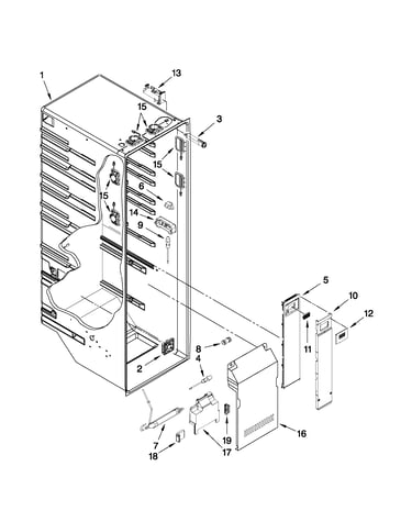 Refrigerator liner parts