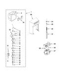 Motor and ice container parts