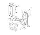 Whirlpool GI7FVCXXB00 refrigerator door parts diagram