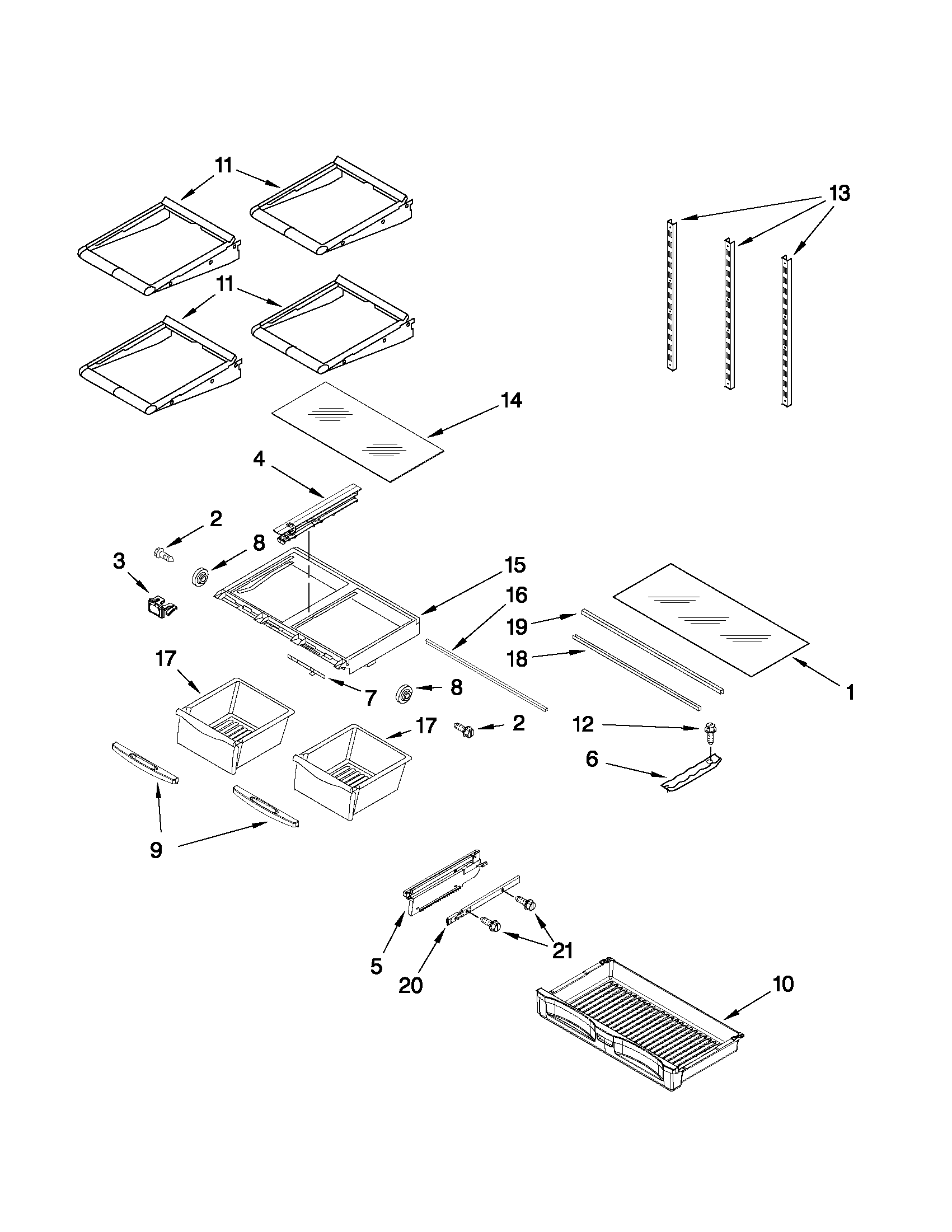 SHELF PARTS