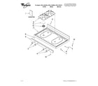Whirlpool WFG114SWT0 cooktop parts diagram