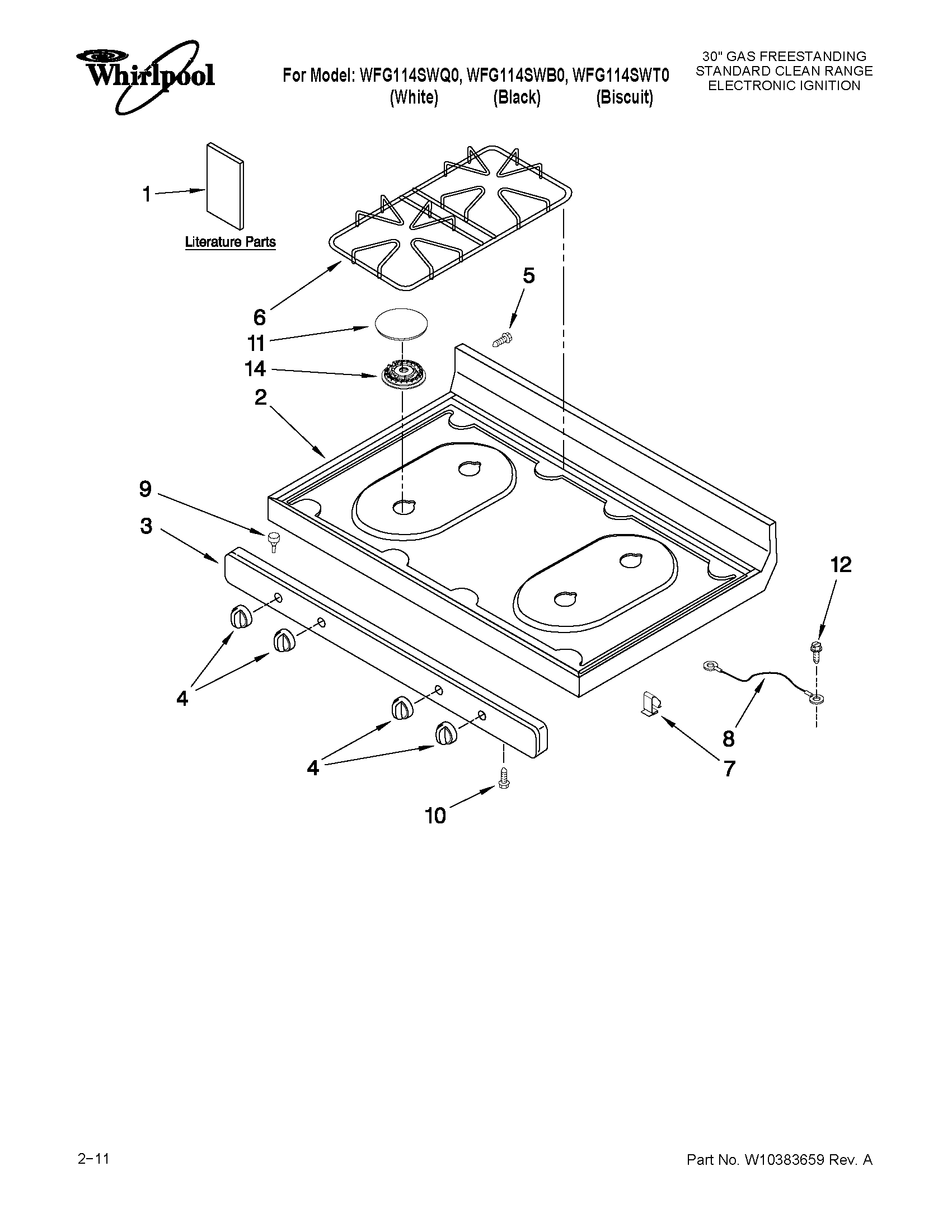 COOKTOP PARTS